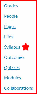 Course syllabus link